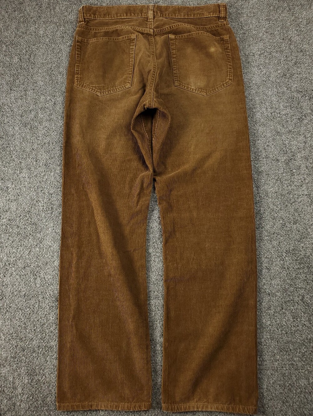 J Crew Corduroy Pants Mens 30x30 Straight Leg Brown Cotton Y2K Academia - Picture 2 of 9